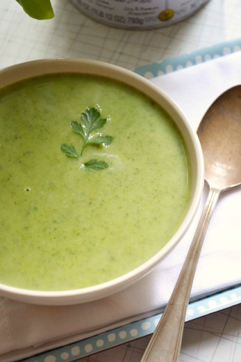 Creamy Green Garlic Soup